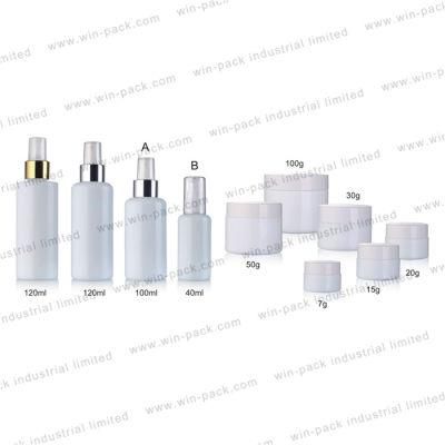 Fashion Design Wholesale Empty Hot Stamping Glass Lotion Bottle for Cosmetic