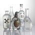 Custom Logo Embossed 500ml 700ml 750ml Rum Tequila Gin Brandy Rum Whiskey Vodka Liquor Spirits Glass Bottle