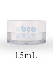 15g/30g/50g Plastic Acrylic Customized Cosmetic Packaging Skincare Cream Jar.