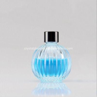 50ml Glass Pumpkin Round Ball Shape Luxury Glass Essential Oil Perfume Diffuser Bottle