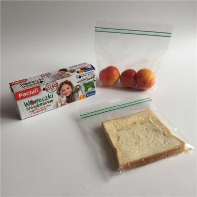 Custom Plastic Food Grade Ziplock Bags Transparent Resealable Food Freezer Storage Packaging LDPE Zipper Bags