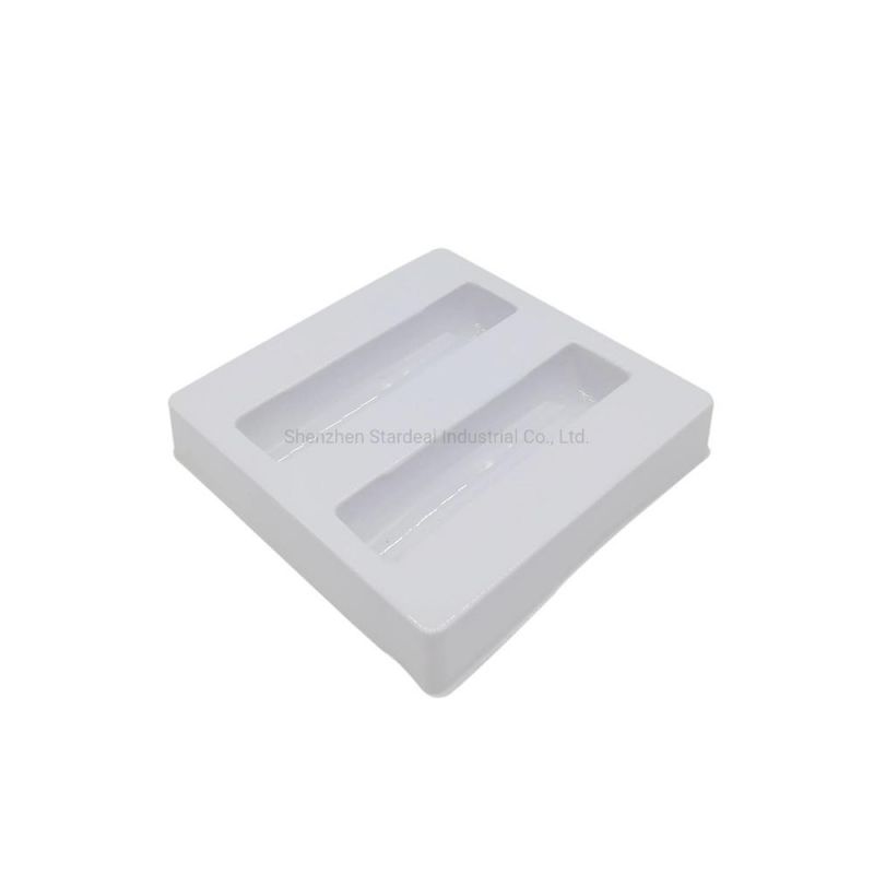 Vacuum Forming Custom Cosmetic Flocked Blister Packaging Tray