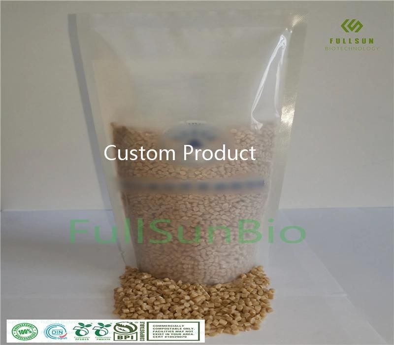 100% Fully Biodegradable Food Sealed Bag Packaging Freezer Compound Plastic Bag