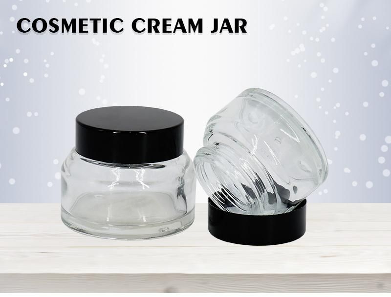 OEM 30g 50g Transparent Cosmetics Cream Empty Jar