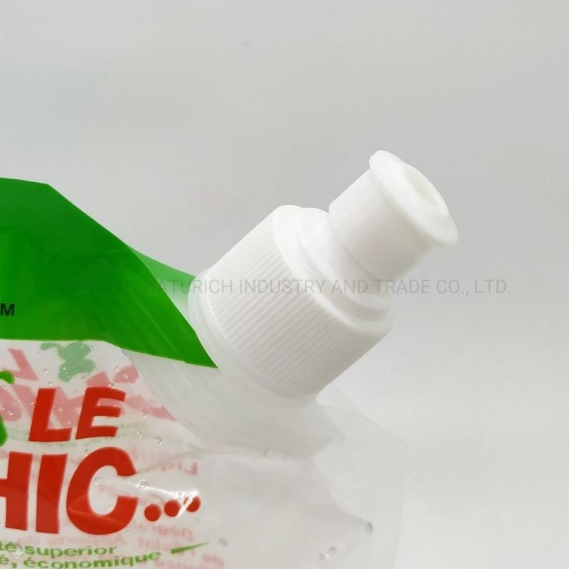 750ml 3 in 1 Washing Liquid Packing Spout Bag