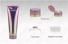 D40 Pink and Purple High Glossy Tube Squeeze Tube Packaging