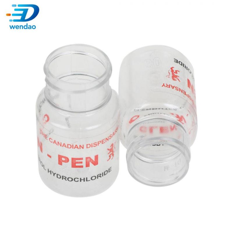 HDPE 60ml Bottle Childproof Plastic Bottle Recyclable Twist Top Cap 2 Oz HDPE Plastic Bottles