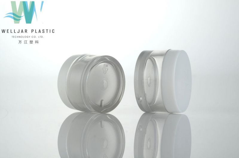 Round Bottle10g Plastic Pet Cream Jar with PP Cap