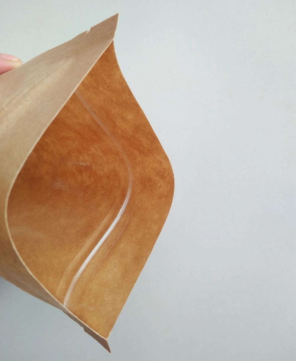 Kraft Paper Stand up Zipper Bag with Window