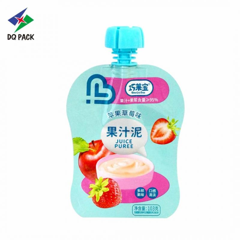 Moisture Proof Stand up Pouch with Spout Packaging Bag Customized Printing for Puree