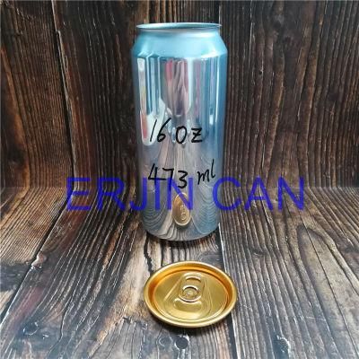Erjin Aluminum Beverage Can 473ml 16 Oz Ounce