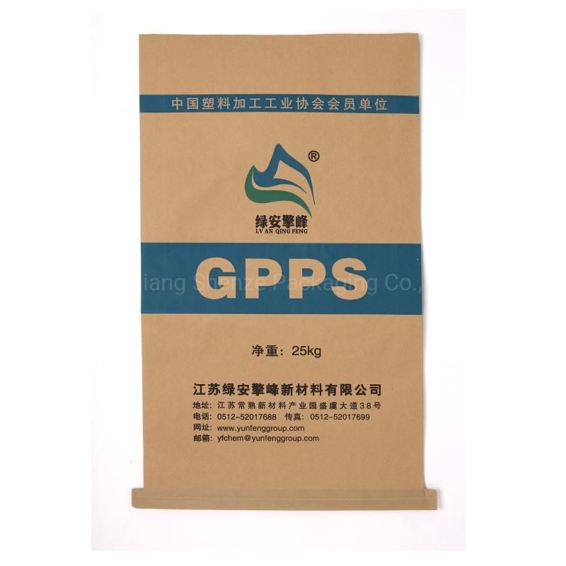 PP Woven Coating Kraft Paper Plastic Compound Packaging Bag