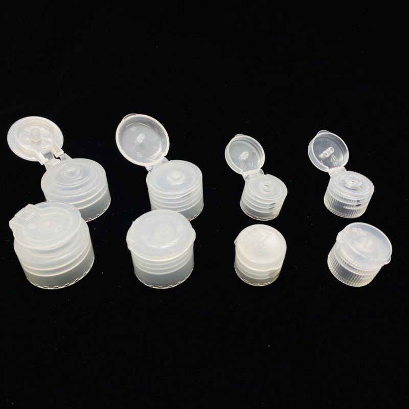 PP Flip Lid Cap White for Plastic Bottles 20 410