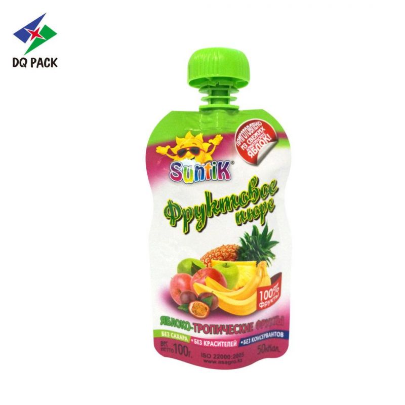 Customized Different Flavor Juice Stand up Pouch with Spout