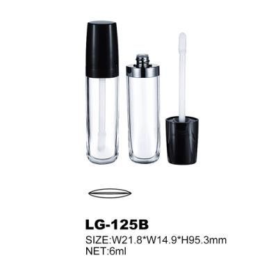 Flat Empty Lipgloss Tube Wholesale Custom White Gold Lipgloss Container