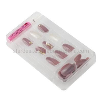 OEM Transparent Plastic Blister Insert Tray for False Nail Tips