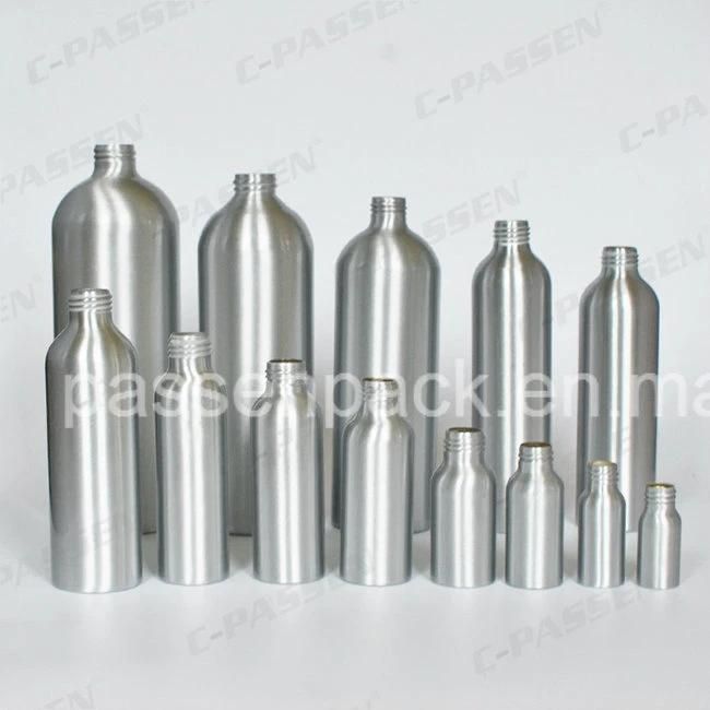 Made in China 1L Plain Silver Logo Printed Aluminum Bottle