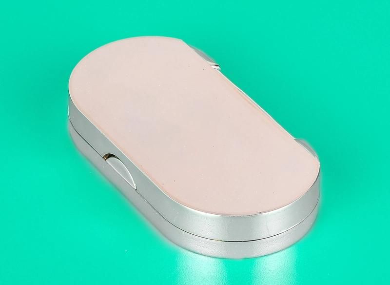 New Hot Sale Makeup Cosmetic Wholesale 2 Color Empty Eyeshadow Case with Mirror