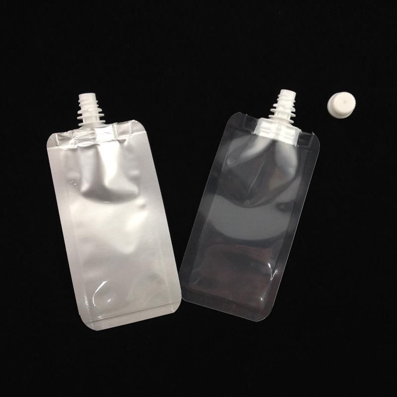 Customized Laminated Stand up Spout Plastic Packing Bag with Zipper