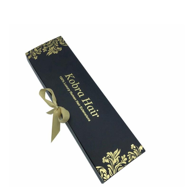 Luxury Hair Extension Bundles Packaging Box with Logo