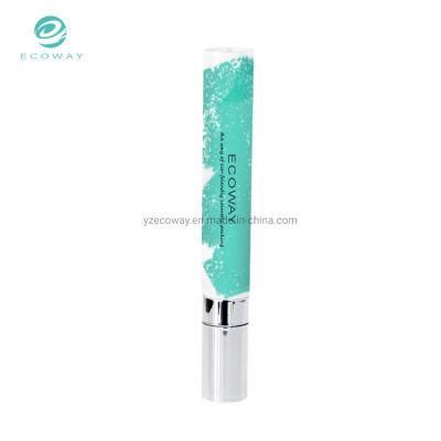 New Design Unsealed Plastic Eye Cream Tubes Cosmetic Packaging with Massage Applicator