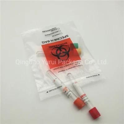 Eco-Friendly Plastic Liquid Bio Hazard Biohazard Medical PE Pathological Seal Laboratory Specimen Bag