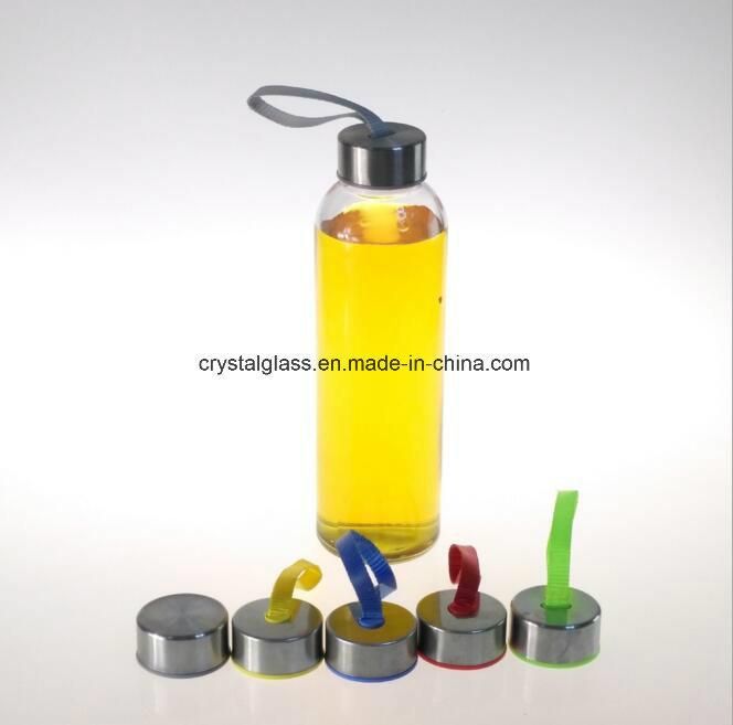 Hotsale 300ml 420ml 500ml Sport Glass Spring Water Bottles 750ml