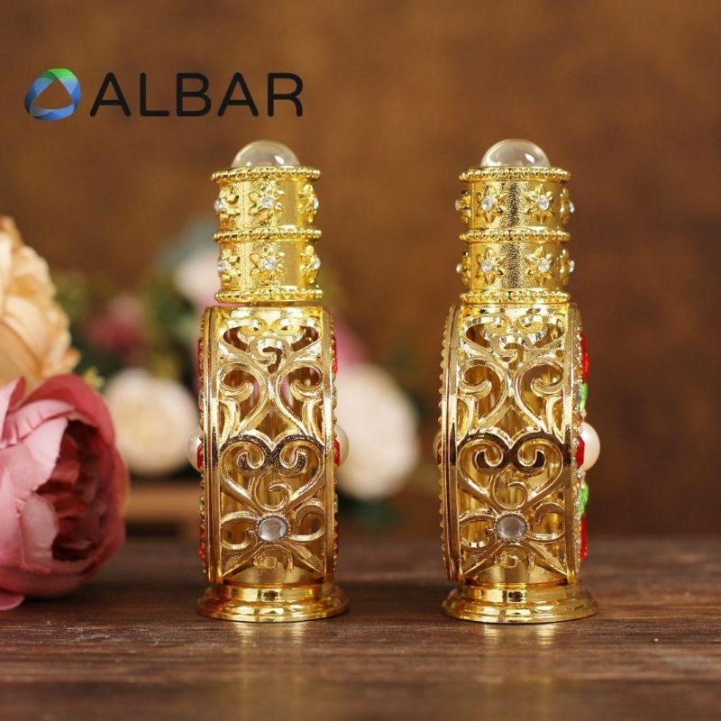 Hollow Perfume Bottles for Attar Oud Fragrance and Essential Oil Personal Face Skin Care