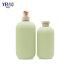 Cosmetic Packaging Green Shampoo and Conditioner Bottles with Easy Operation