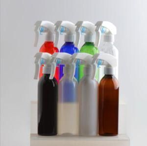 250ml Pet Round Shoulder Colorfull High Mist Trigger Spray Bottle for Cleaning