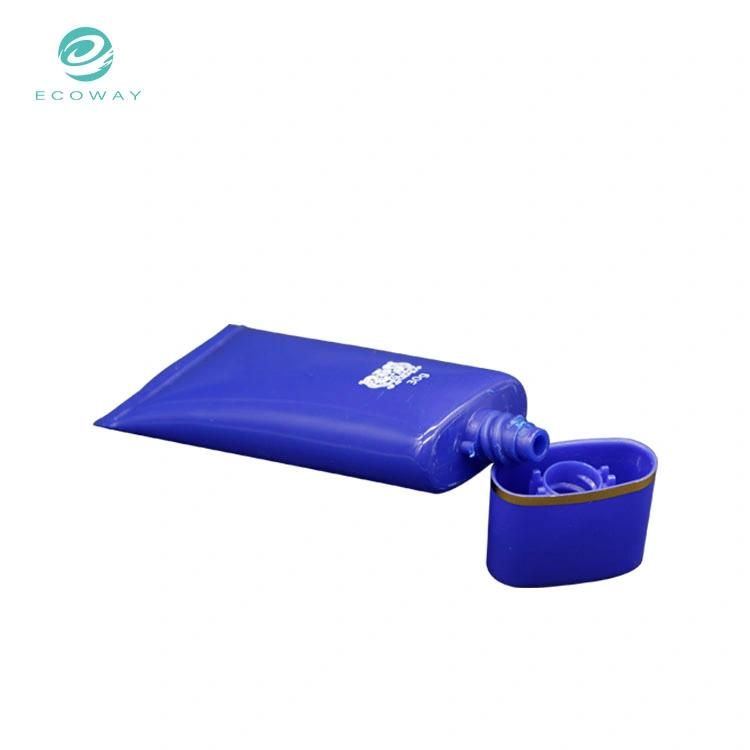 Manufacturers Selling 30g Blue Flat Cover Custom Logo High Quality Wholesale Cream Tube