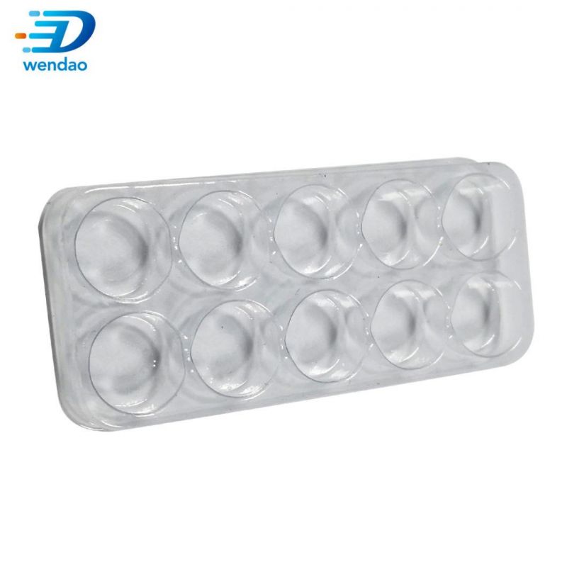 White Color 2ml and 10ml Vials Bottle Blister Plastic Packaging Tray