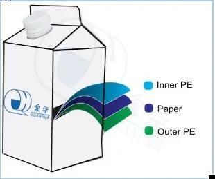 Pure Milk/Cream/Cheese/Coffee/Spice and Soup/Whip Topping/Lactobacillus Beverage/Juice/Albumen/Yoghour/Catsup/Jam/Lavation/Fruit Vinegar Package Paper Carton