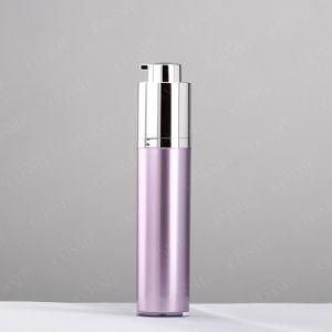 30ml 50ml Round Plastic Airless Transparent Bottle