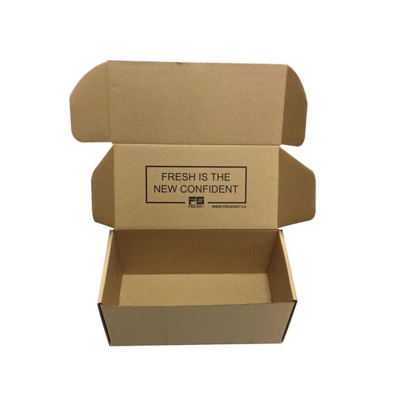 Paper Brown Cardboard Folding Box with Flat Shipping