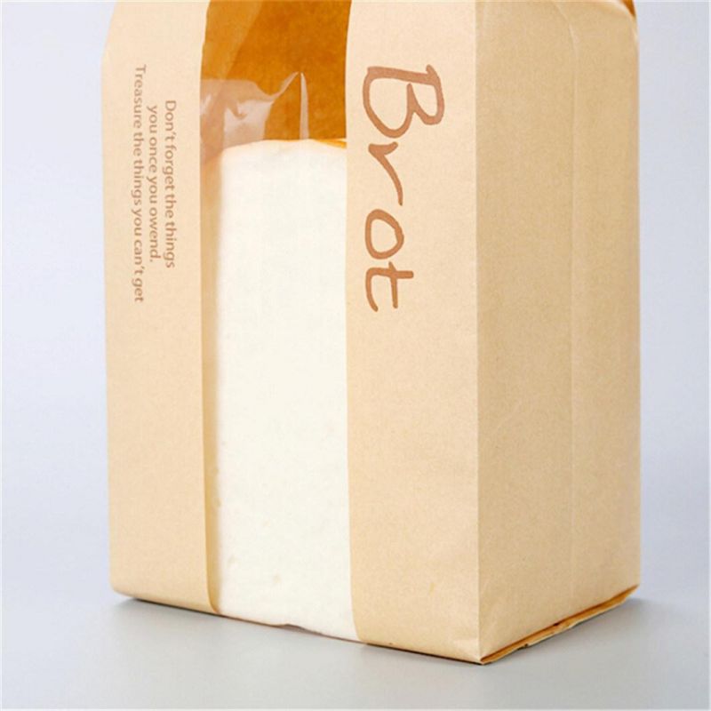 Custom Sps Snacks Logo Bakery Food Printed Paper Bags