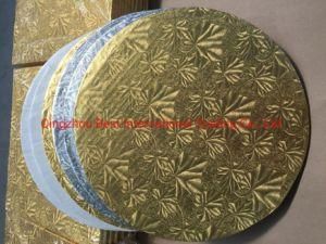 1/2 Thick Gold Foil Corrugated Cake Board Cake Drum