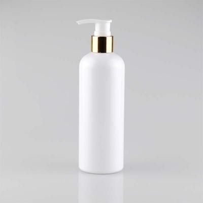Ys-Pb05 300ml Round Shoulder Pet Plastic Bottle Anodized Thread Press Lotion Pump Shampoo Body Wash Bottle Separately