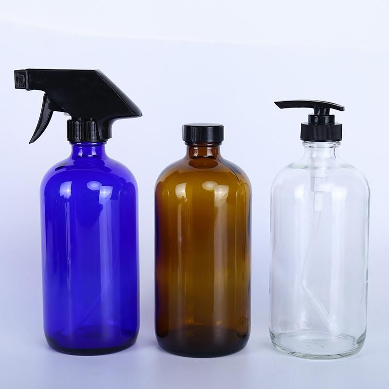 250ml 500ml Amber Boston Bottle