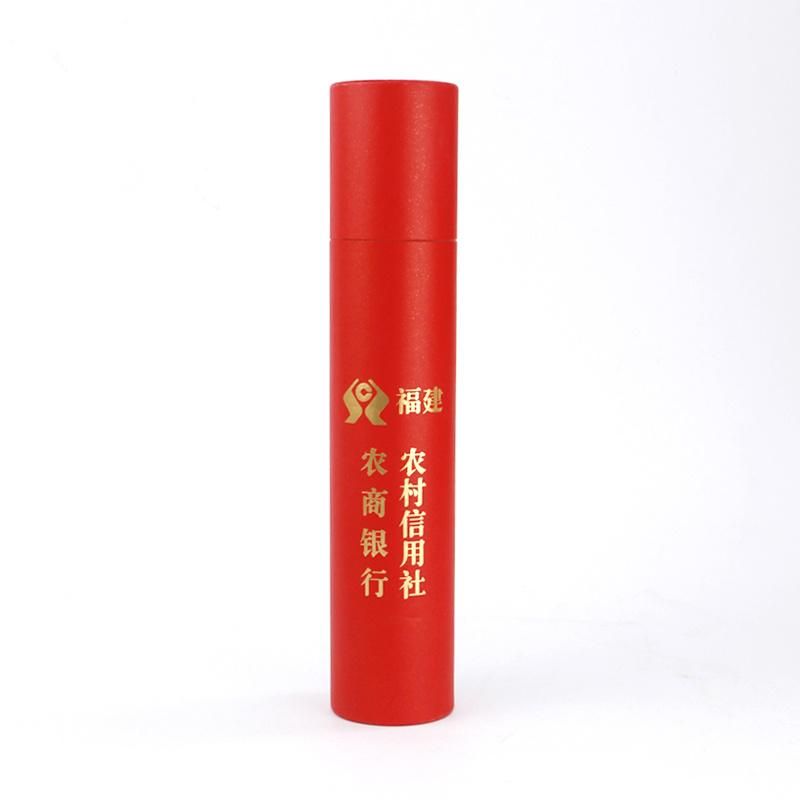 Chinese Red Couplet Chopsticks Packaging Tube Box