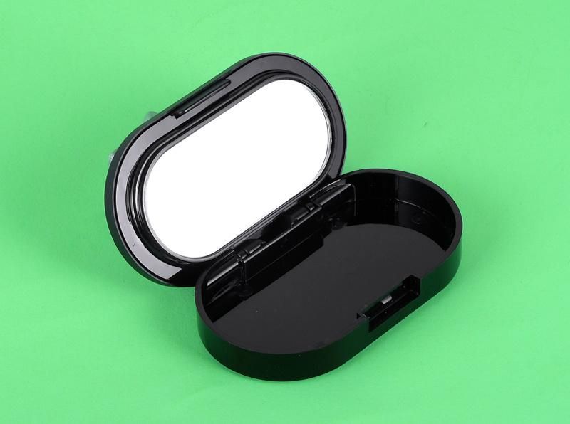 Wholesale 2 Hole Cosmetic Eyeshadow Palette Case with Mirror for Makeup Packaging