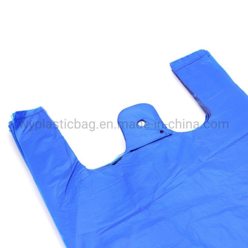 Grocery Plastic Bag Roll T-Shirt Shipping Bags Press Seal Poly T Shirt Clear White Bag