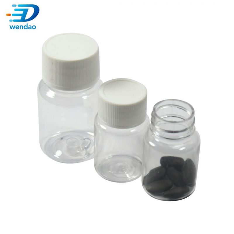 Hotsale 60ml Pet HDPE Empty Color Solid Medicine Container Pill Plastic Bottles for Capsules