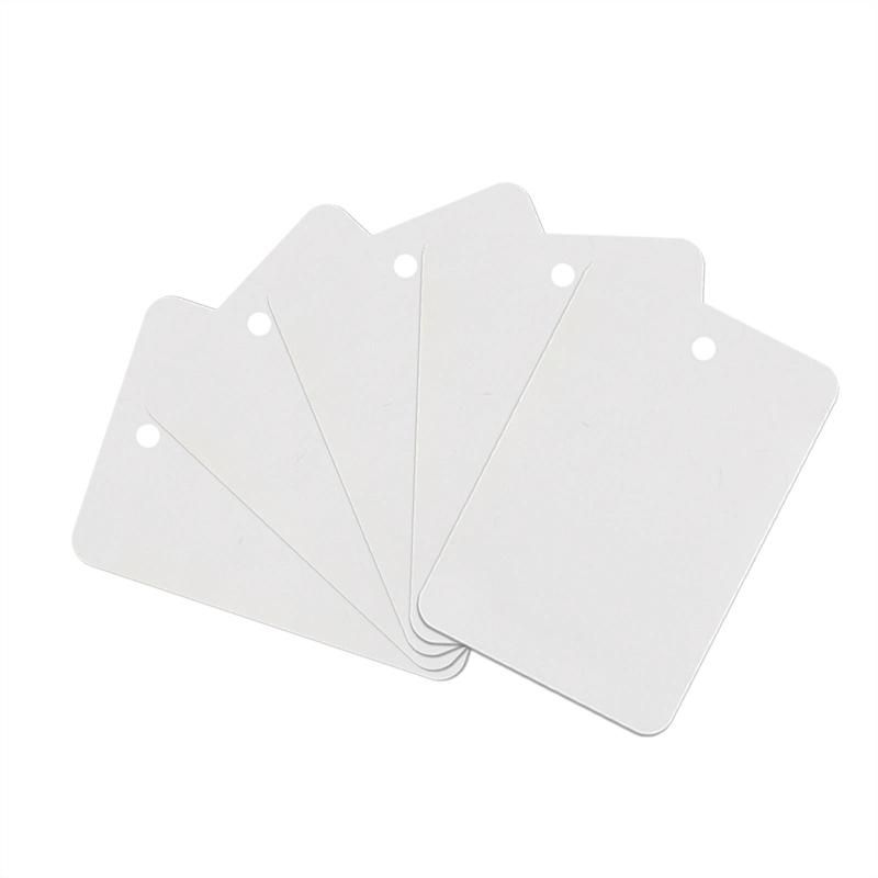 Custom White Unstrung Blank Paper Tags (5900-1)