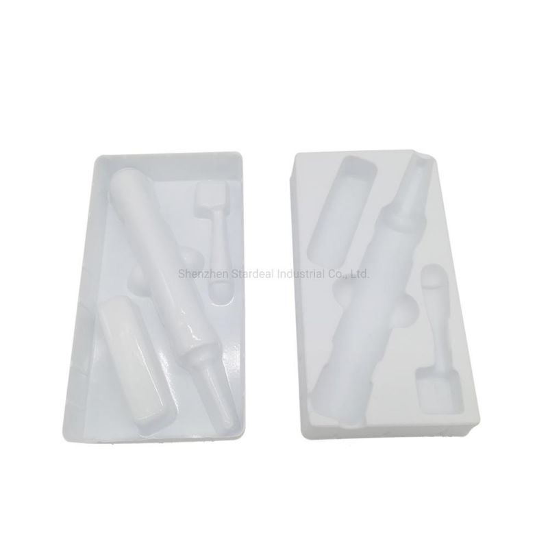 Wholesale Disposable Cosmetic Flocking Packaging Inner Tray