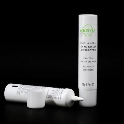 Empty 15g 30g 50g 60g 100g 150g 200g 250g Soft White Facial Cleanserhand Cream Plastic Cosmetic Tube with Bamboo Cover