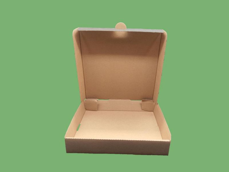 Factory Direct Black Printed Custom Pizza Box Drop Shipping