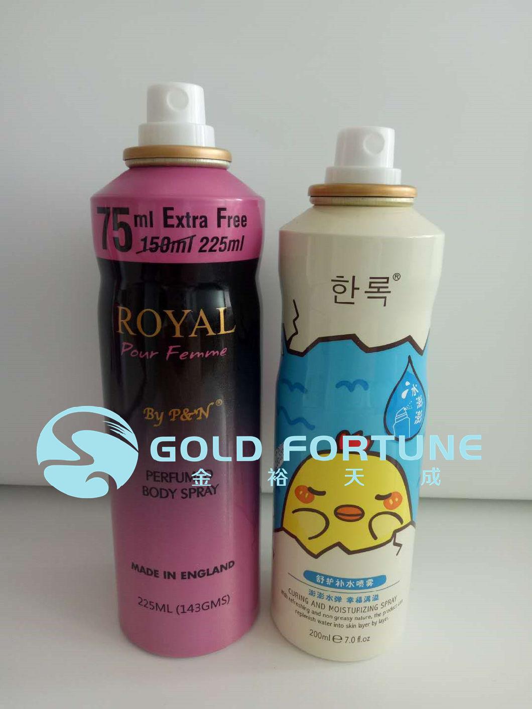 Offset Printing Empty Aluminium Spray Can for Hair Spray