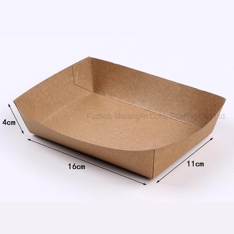 Food Tray Hot Dog French Fries Plates Dishes Food Packaging Box