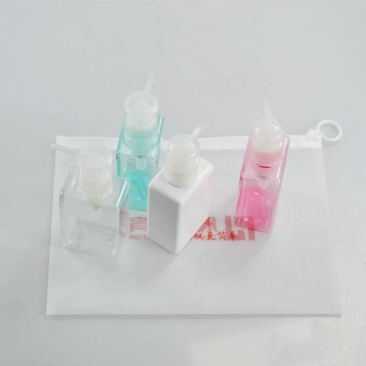 100 Ml Travel PETG Travel Set Vinyl Bag PETG Plastic Bottle Kit